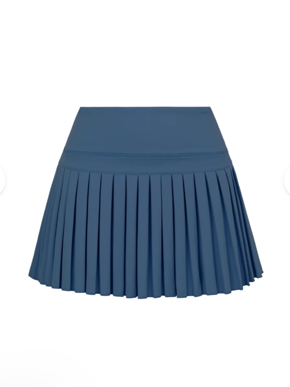 Gold Hinge Deep Lagoon Pleated Tennis Skirt